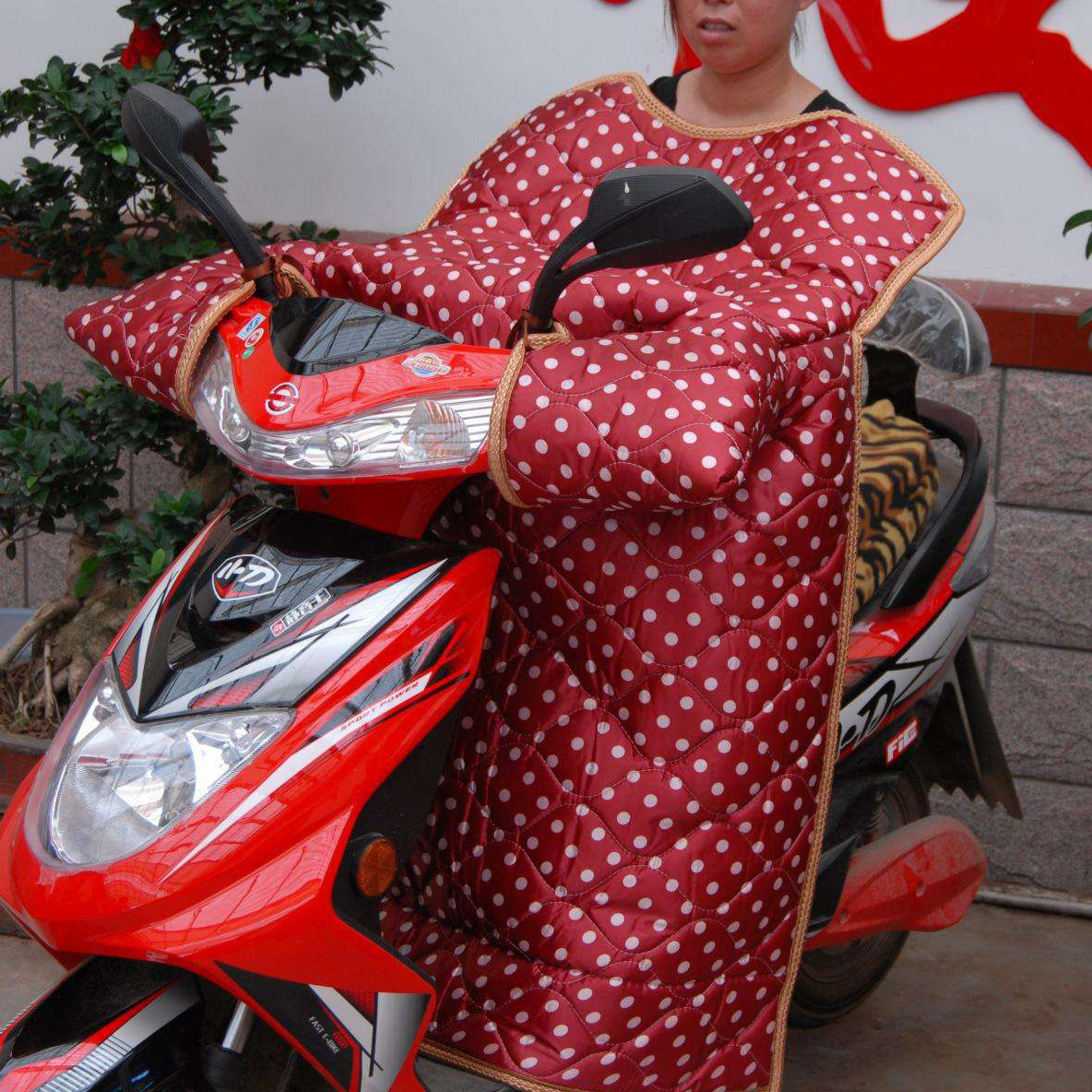 电动车夏季挡风被